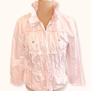 Chico's Women’s Windbreaker Jacket Pastel Pink Size 1